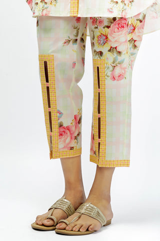Roses Sleeve + Multi Slit Pants