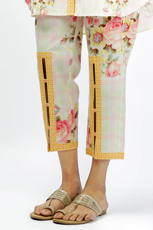 Roses Sleeve + Multi Slit Pants