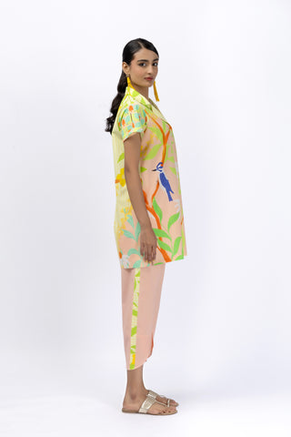 TROPICAL SHIRT + tulip pant set