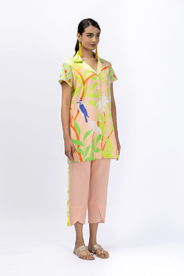TROPICAL SHIRT + tulip pant set