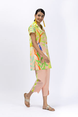TROPICAL SHIRT + tulip pant set