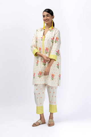 Roses Booti Shirt + Barrel Pants Set