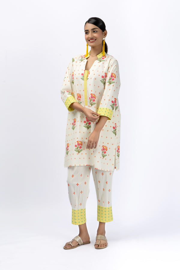 Roses Booti Shirt + Barrel Pants Set