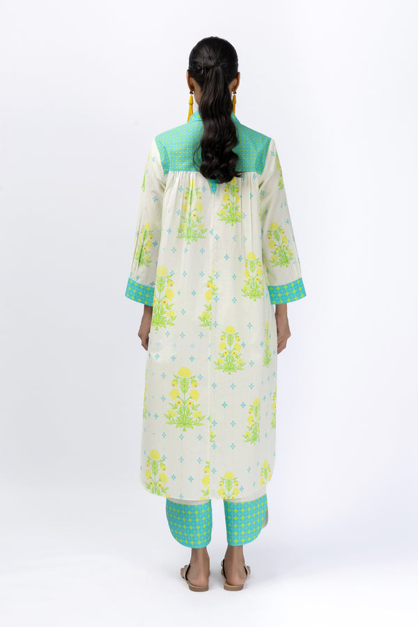 Roses Green long shirt + Tulip Pants