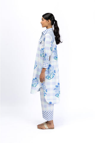 Roses Blue Safari Shirt + Tulip Pants