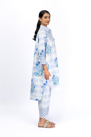 Roses Blue Safari Shirt + Tulip Pants