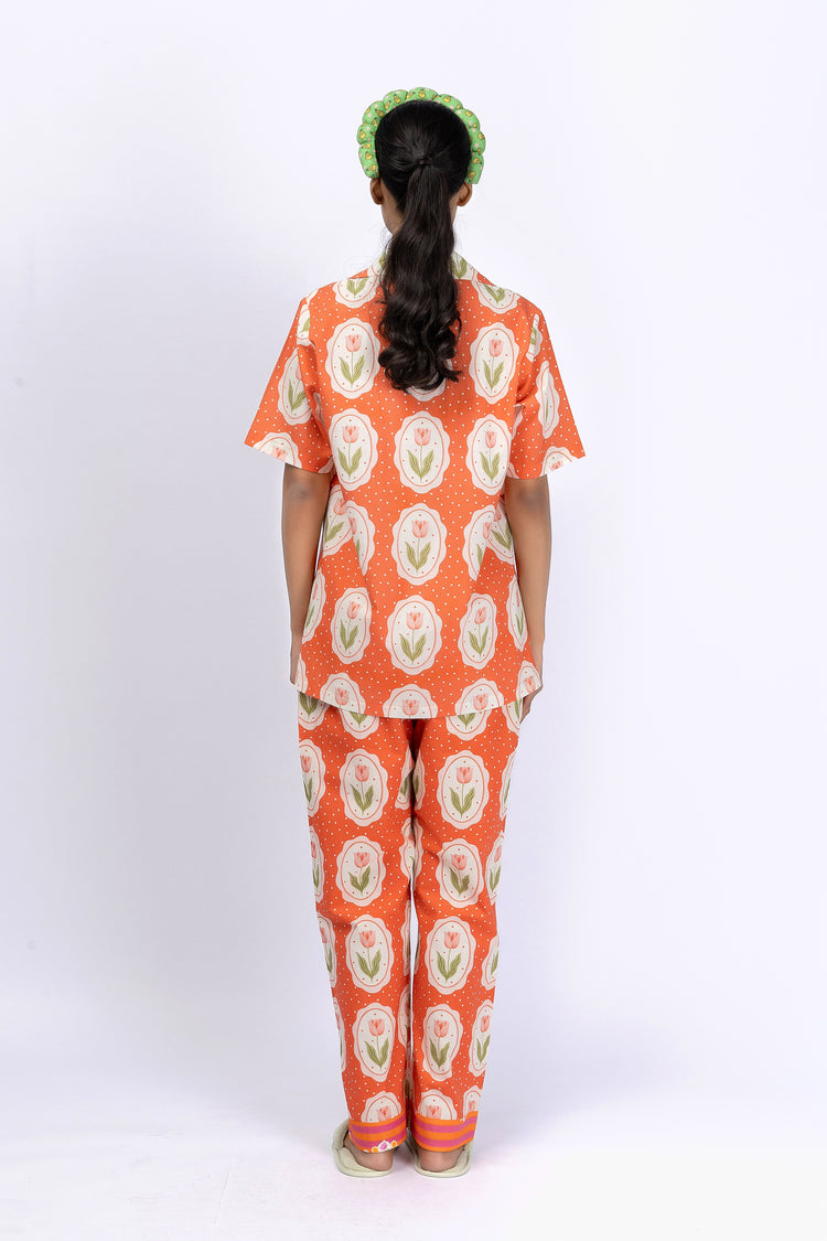 Marigold Night Suit-1