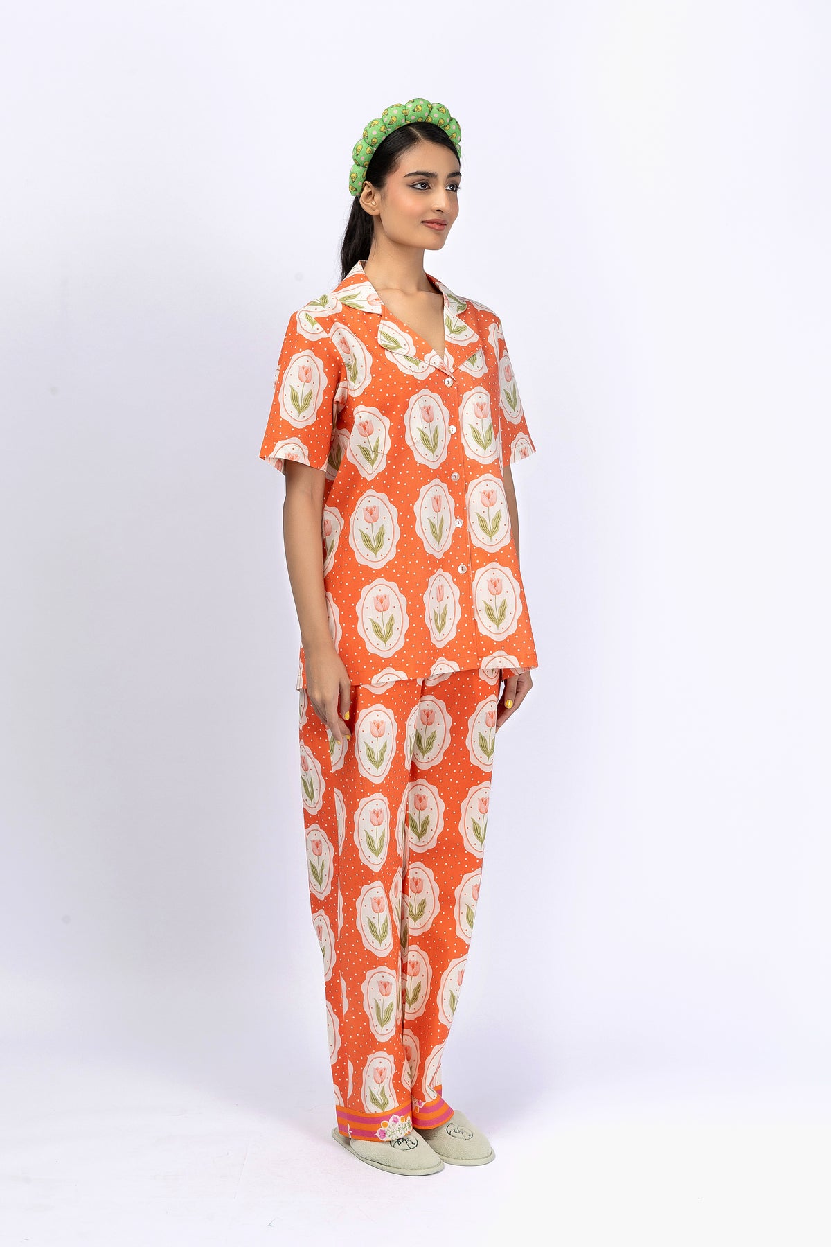 Marigold Night Suit-1