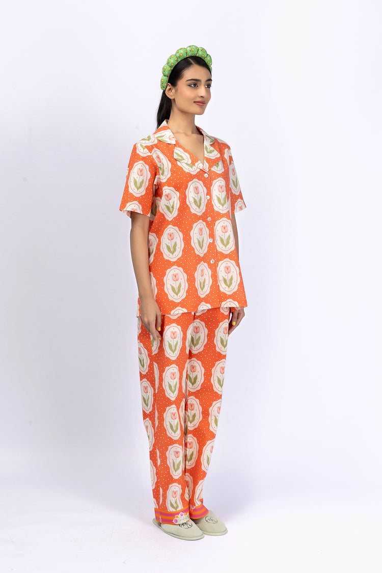 Marigold Night Suit-1