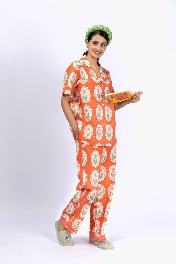 Marigold Night Suit-1