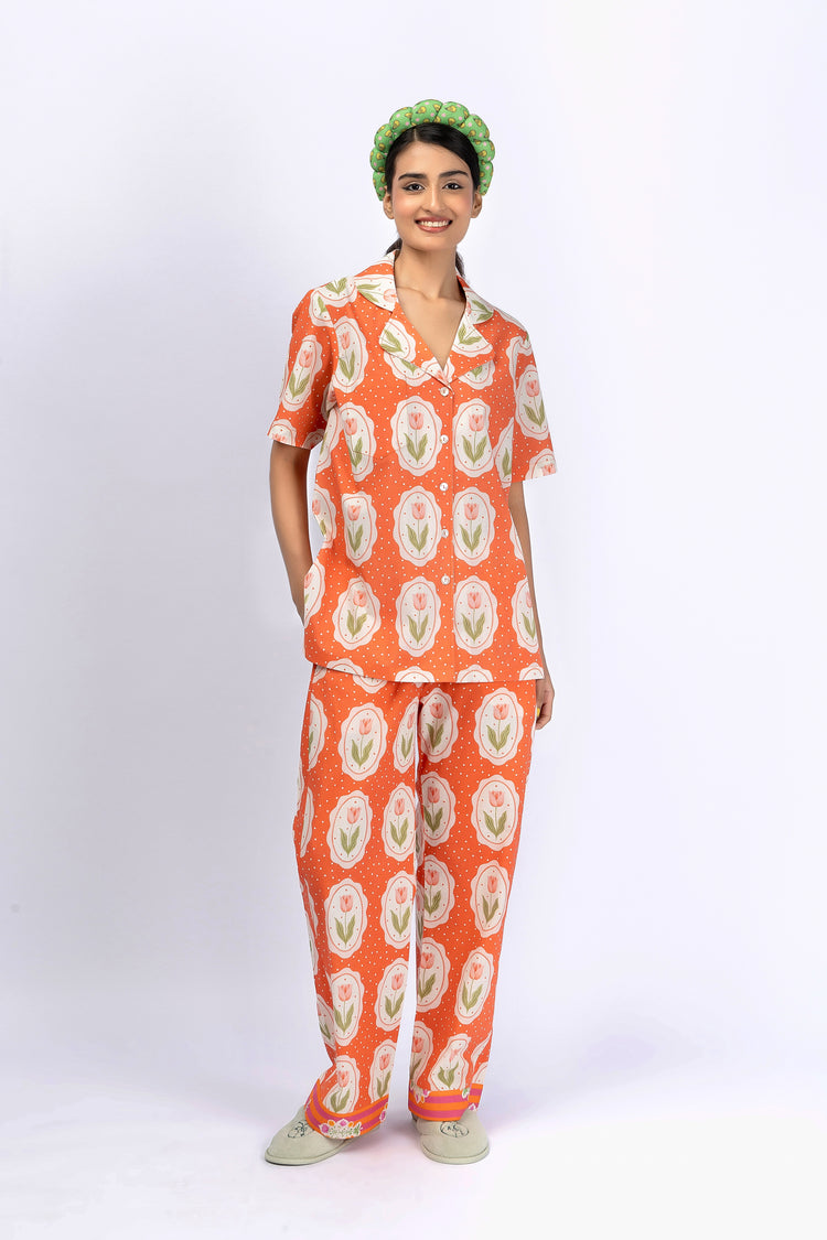 Marigold Night Suit-1