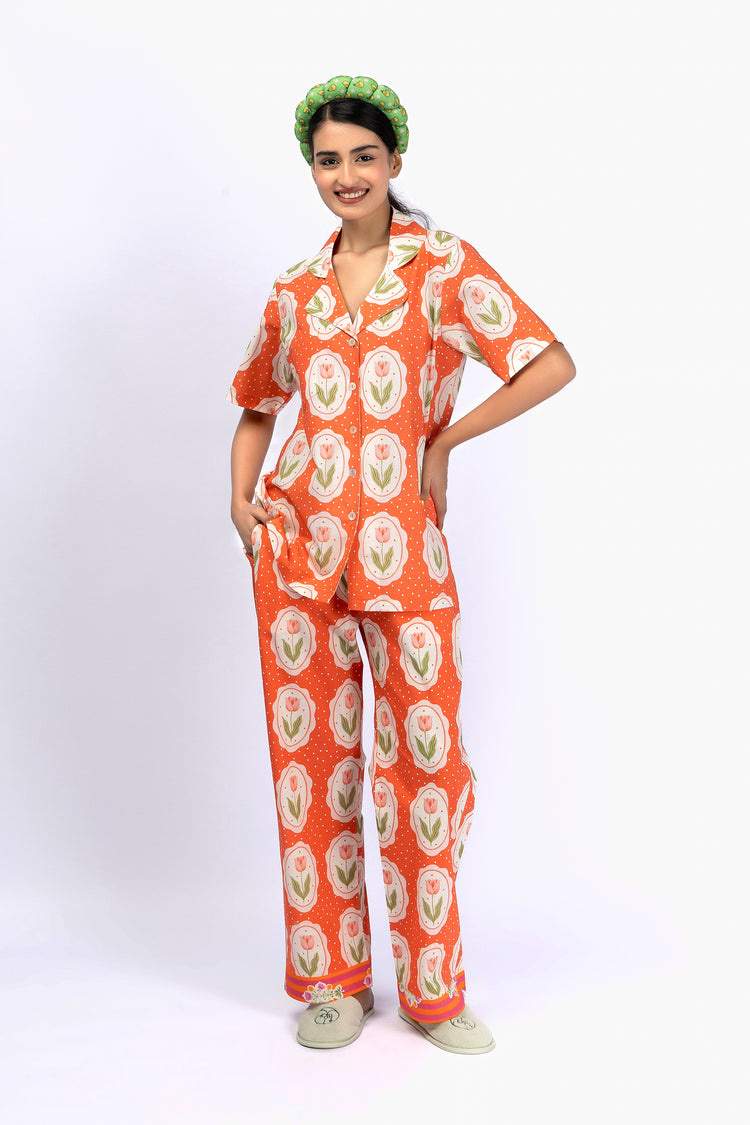 Marigold Night Suit-1