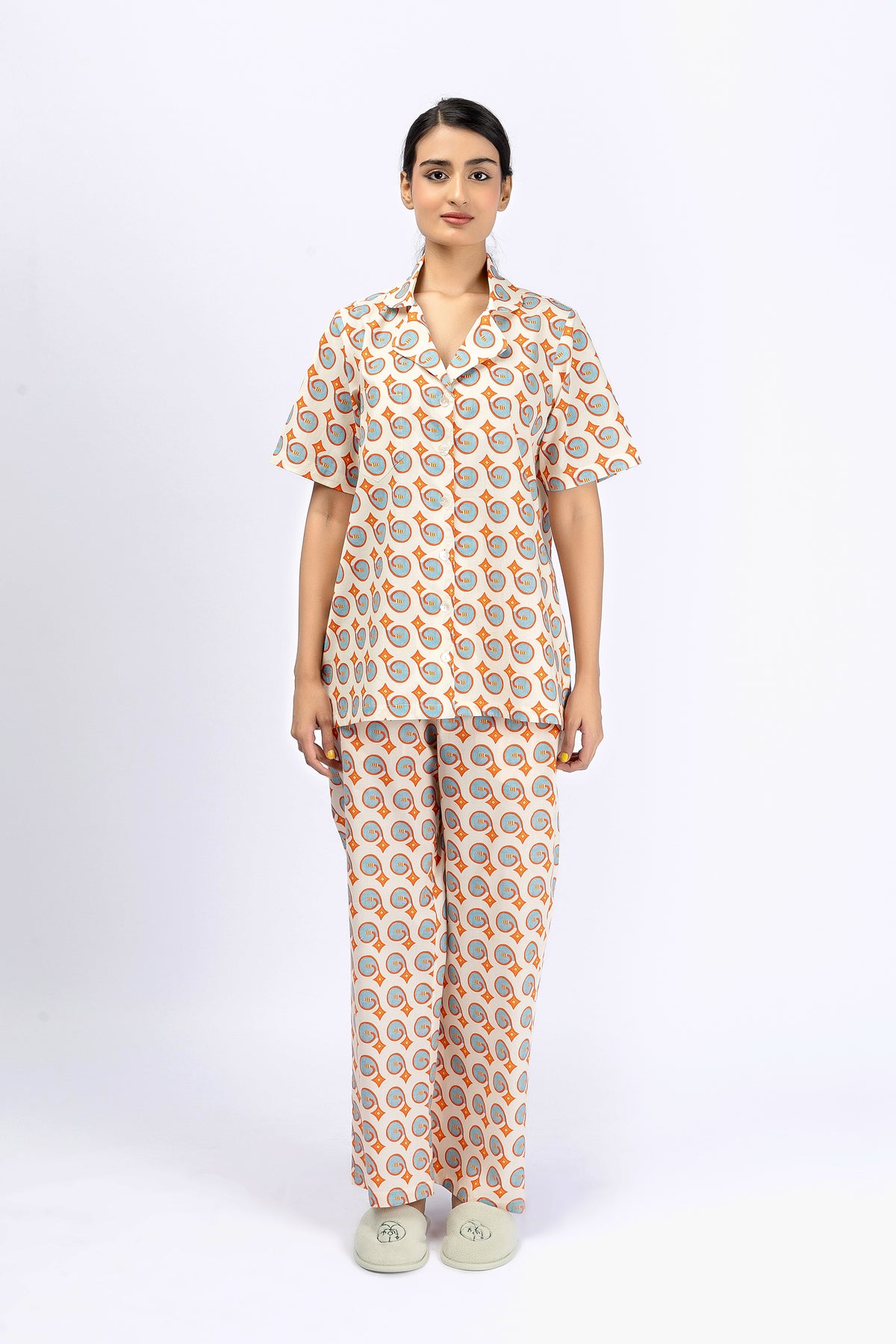 Marigold Night Suit-3