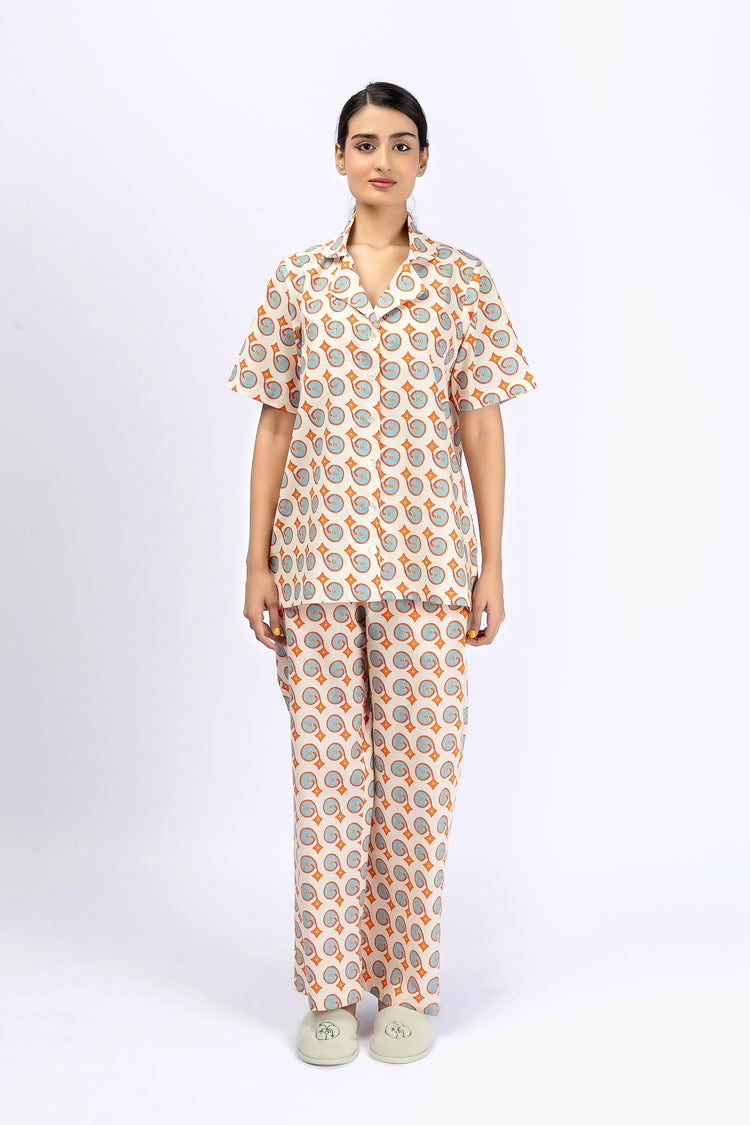 Marigold Night Suit-3