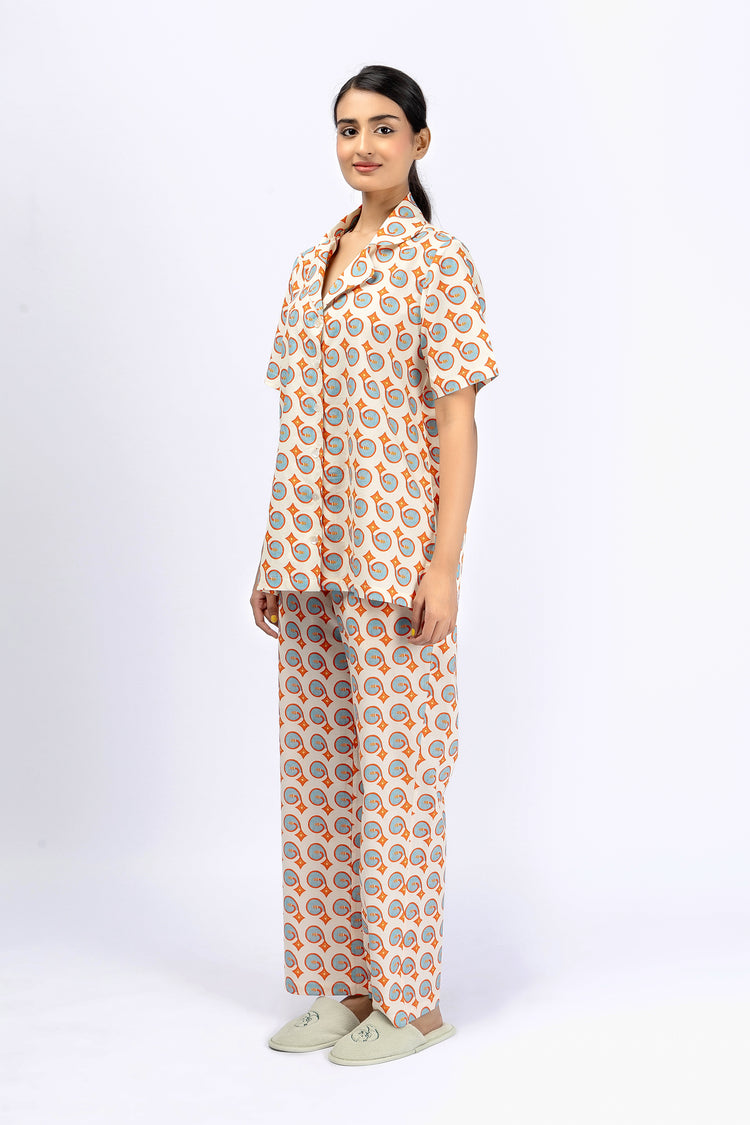 Marigold Night Suit-3