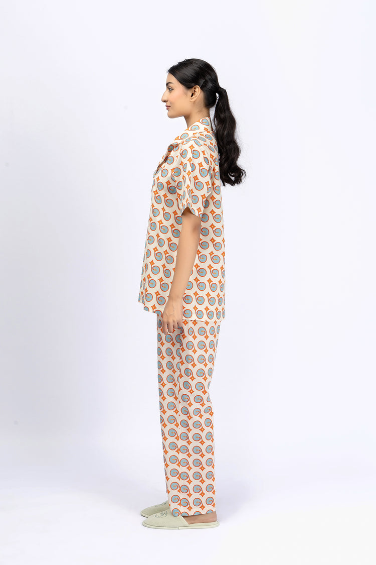 Marigold Night Suit-3
