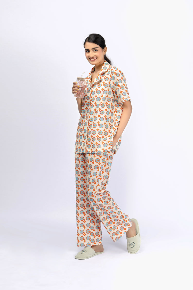 Marigold Night Suit-3