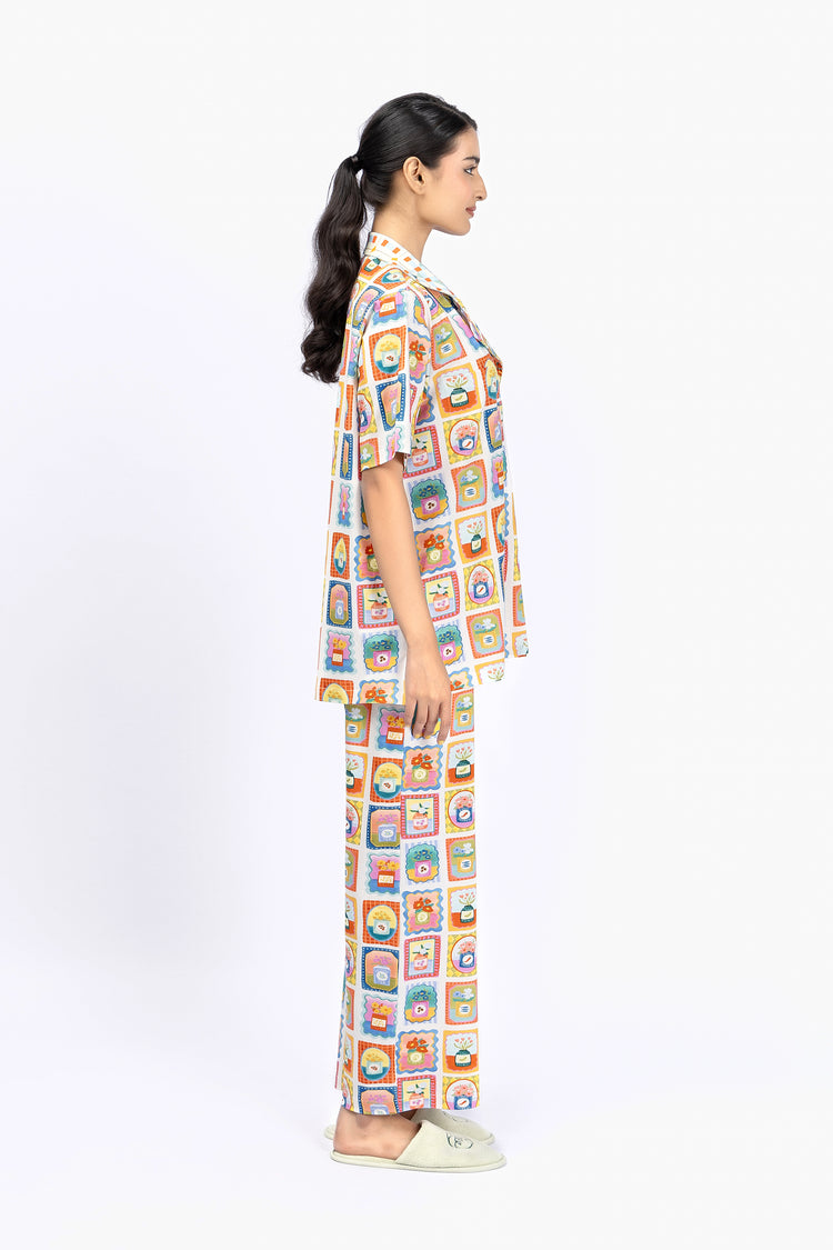 Marigold Night Suit-6