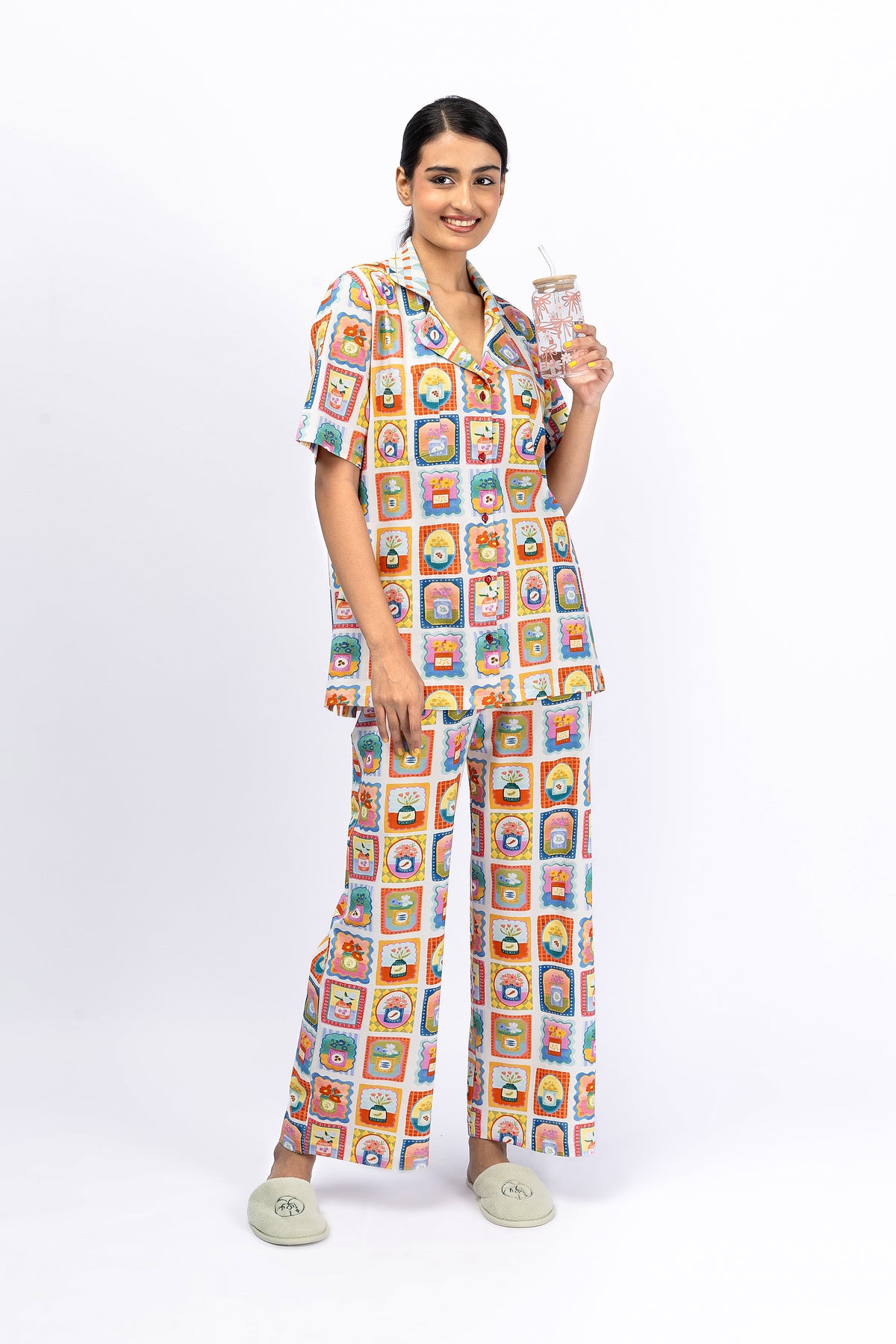 Marigold Night Suit-6