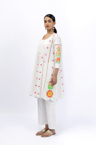 Marigold Festive Panel Embroidered Co-Ord Set