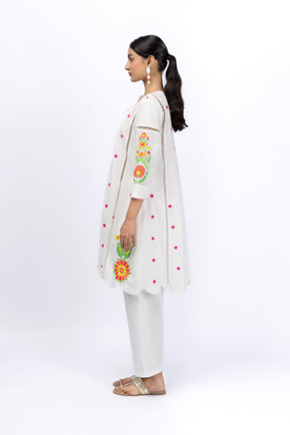 Marigold Festive Panel Embroidered Co-Ord Set