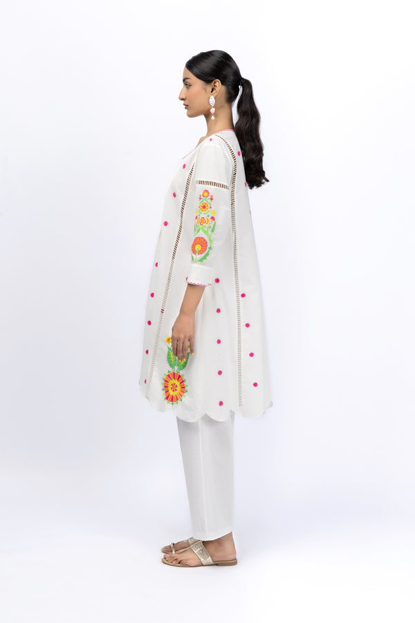 Marigold Festive Panel Embroidered Co-Ord Set