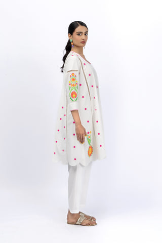 Marigold Festive Panel Embroidered Co-Ord Set