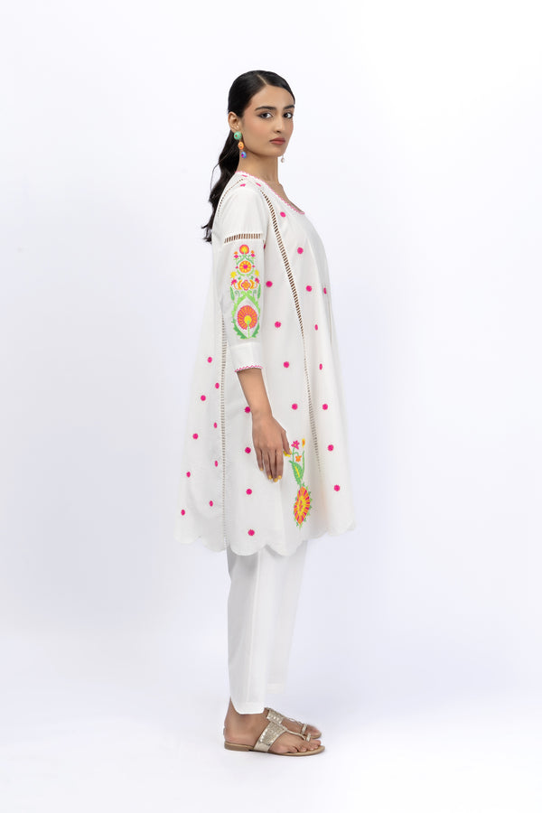 Marigold Festive Panel Embroidered Co-Ord Set