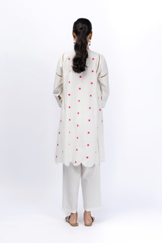 Marigold Festive Panel Embroidered Co-Ord Set