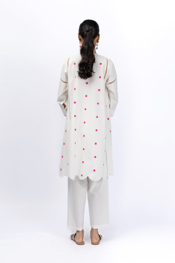 Marigold Festive Panel Embroidered Co-Ord Set