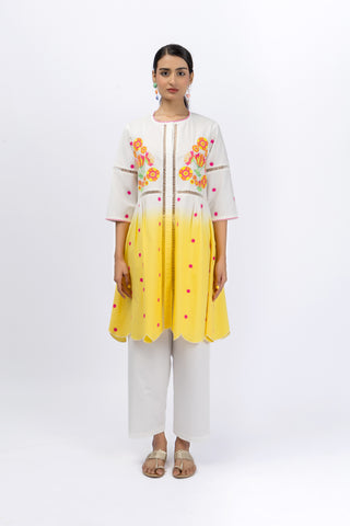 Marigold Festive Tye Dye Lace Co-Ord