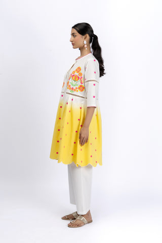 Marigold Festive Tye Dye Lace Co-Ord
