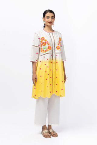 Marigold Festive Tye Dye Lace Co-Ord