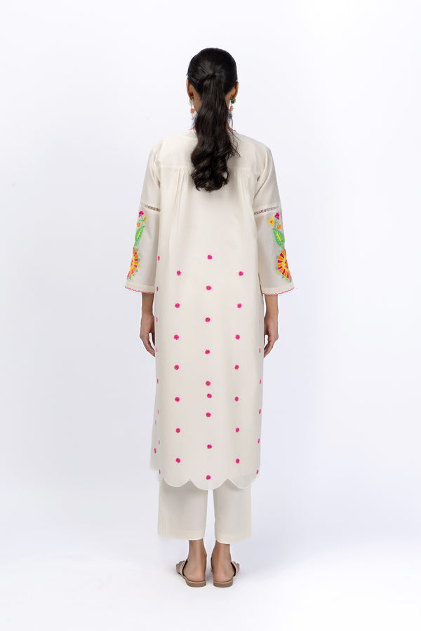 Marigold Festive Gather yoke shirt + pant