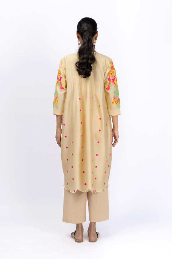 Marigold Festive Classic Shirt + Pant Set