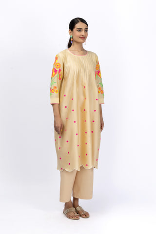 Marigold Festive Classic Shirt + Pant Set
