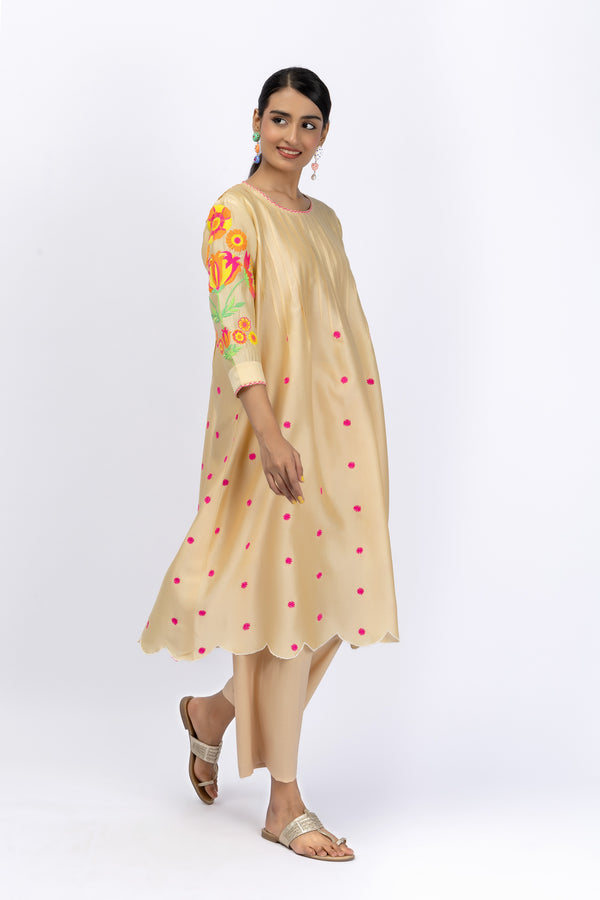 Marigold Festive Classic Shirt + Pant Set