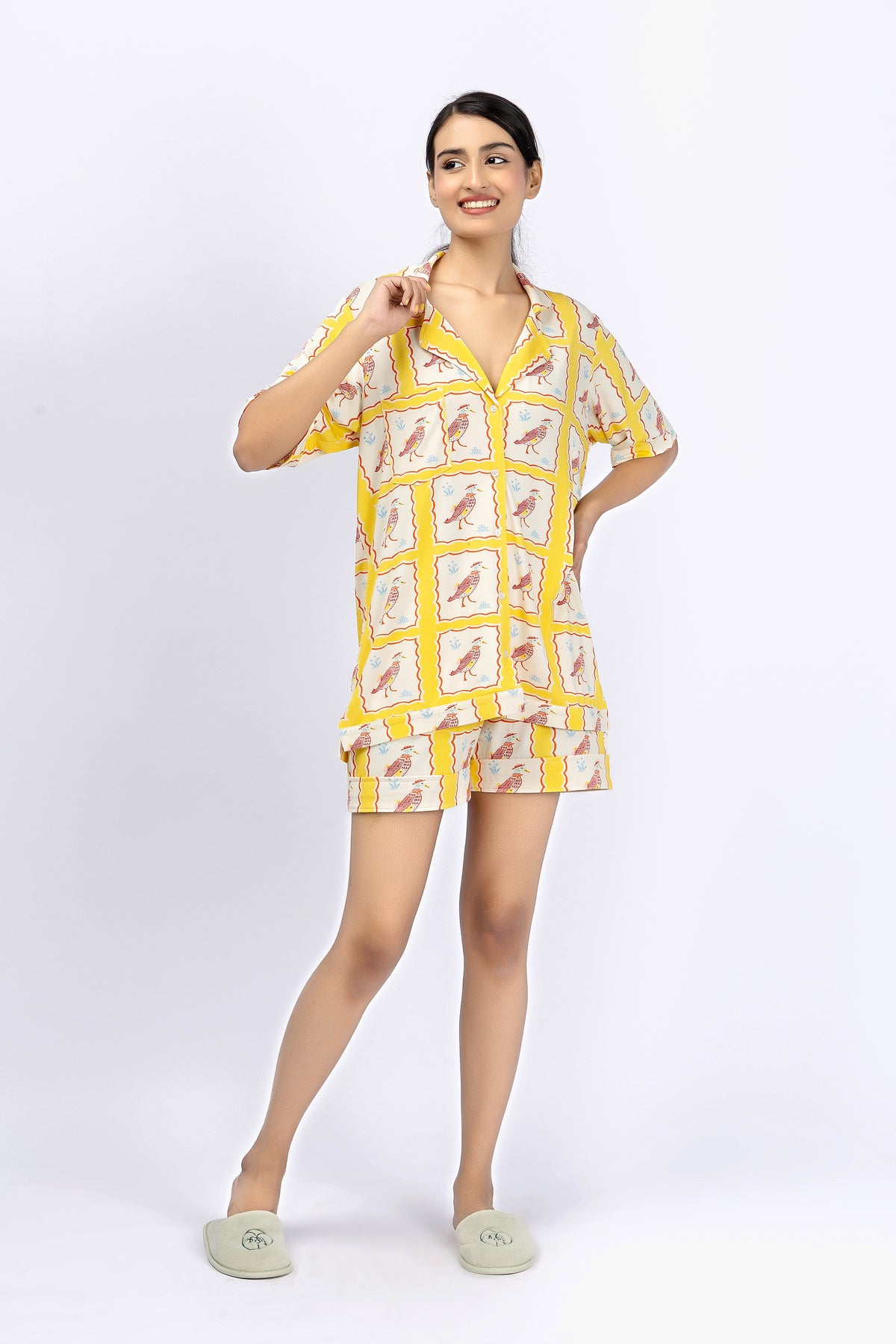 Marigold Night Suit-7