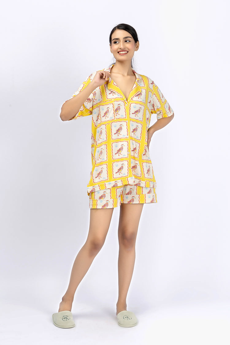 Marigold Night Suit-8