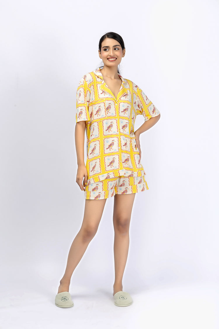Marigold Night Suit-7