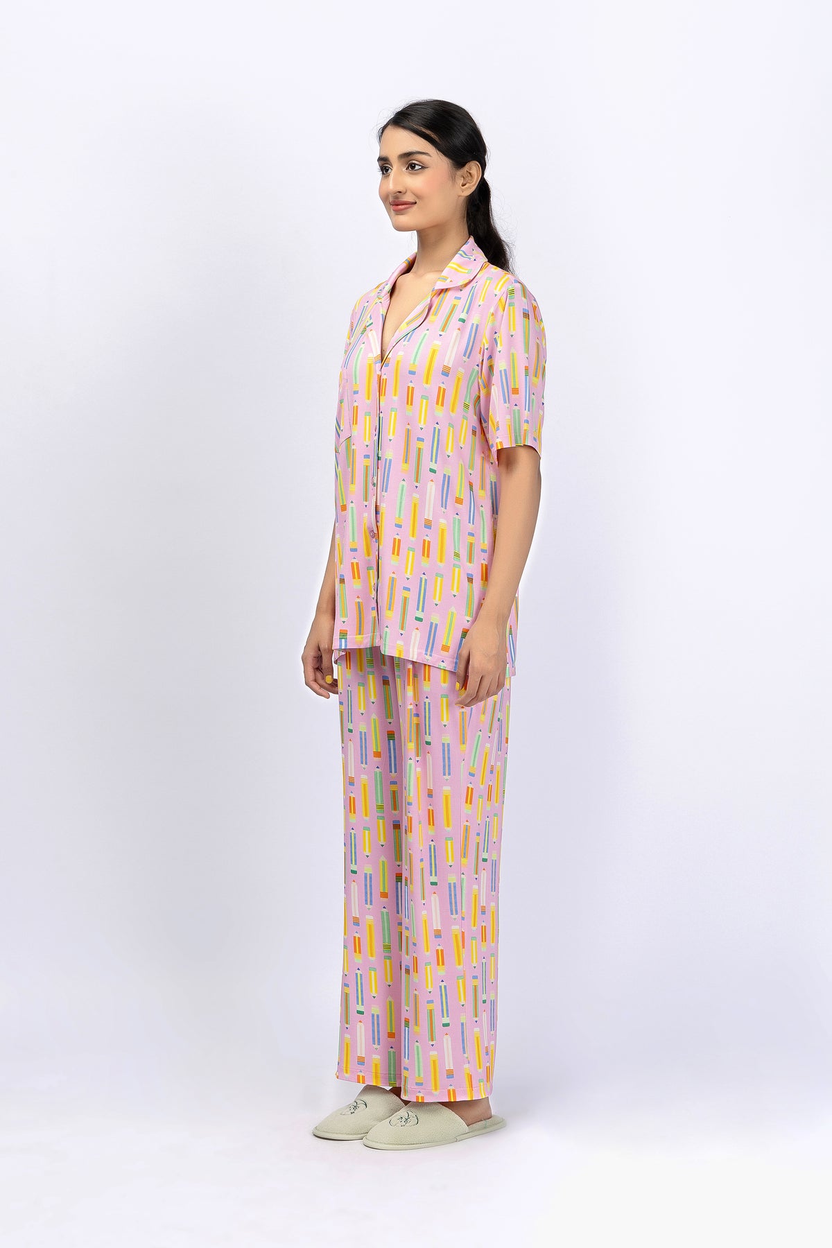 Marigold Night Suit-9
