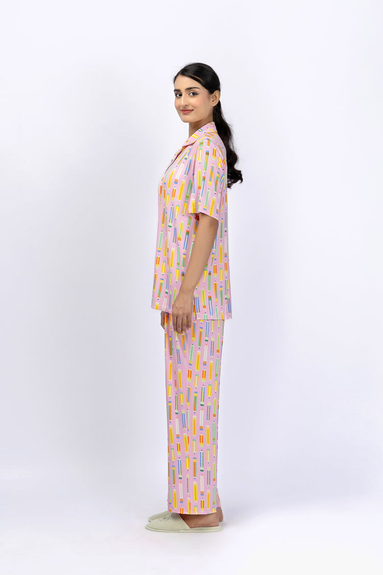 Marigold Night Suit-9