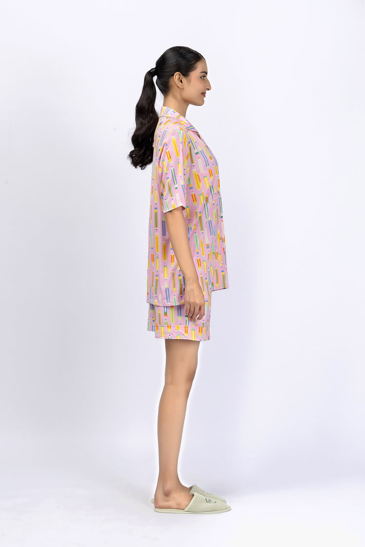 Marigold Night Suit-10