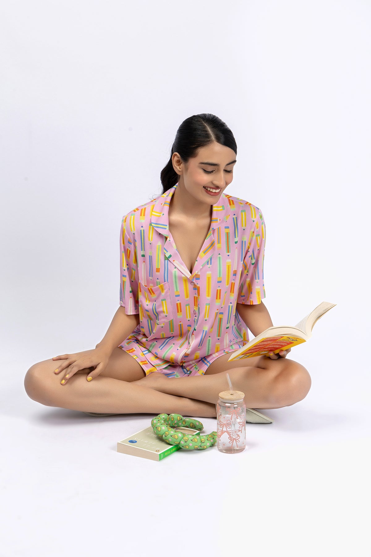 Marigold Night Suit-10