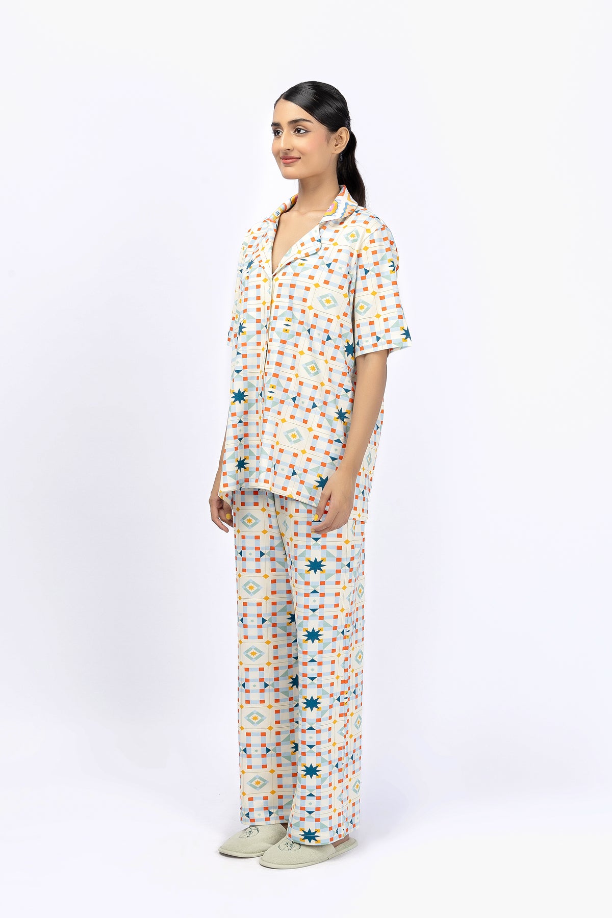 Marigold Night Suit-11