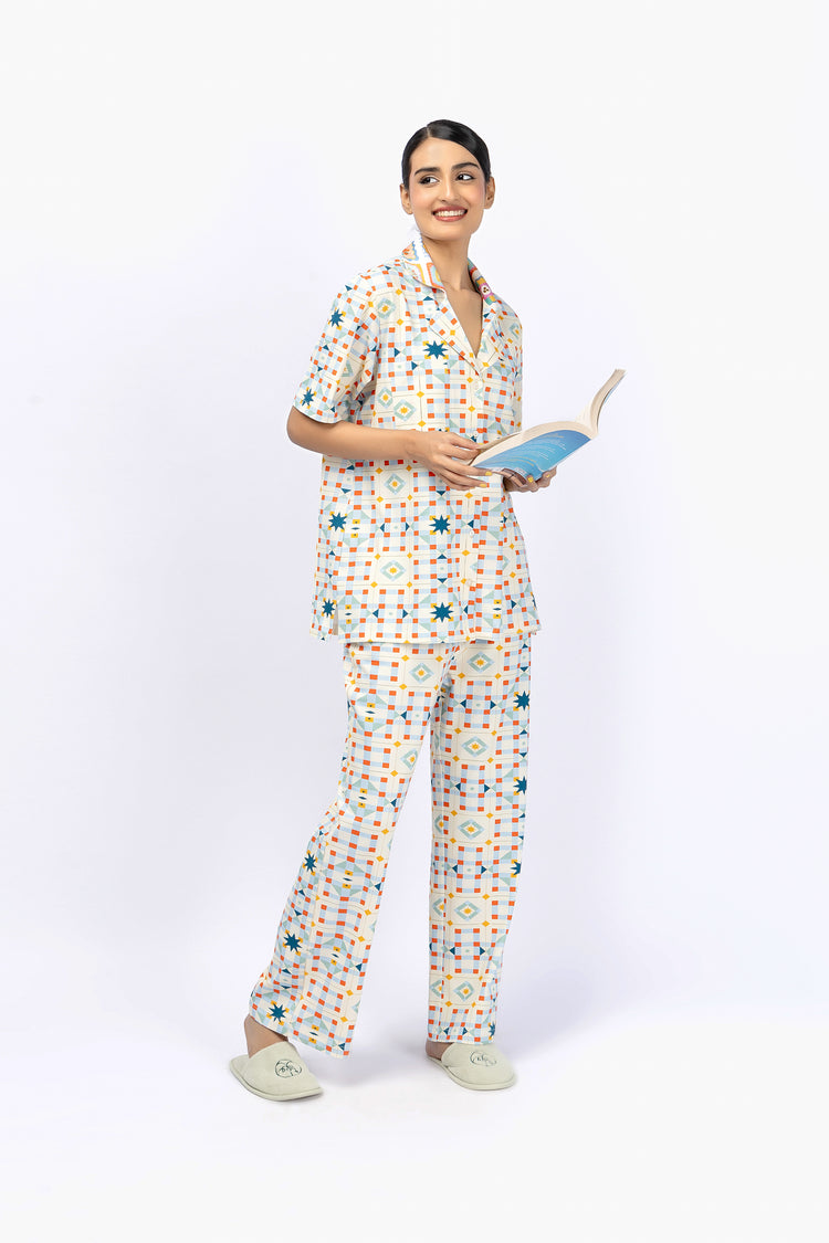 Marigold Night Suit-11