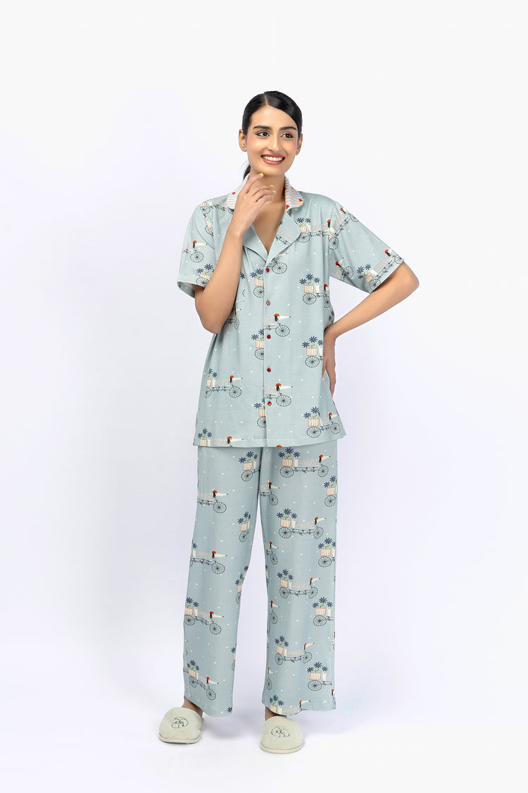 Marigold Night Suit-12