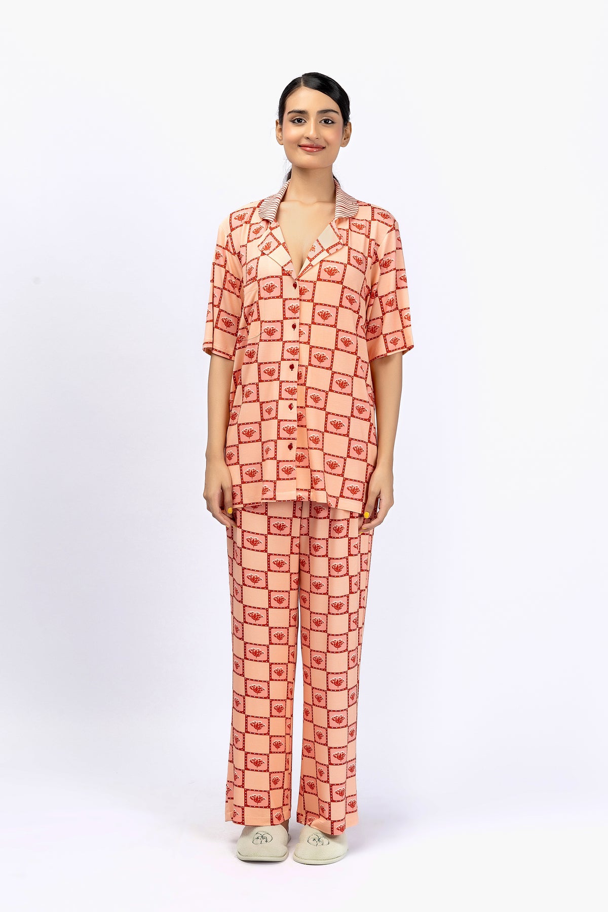 Marigold Night Suit-13