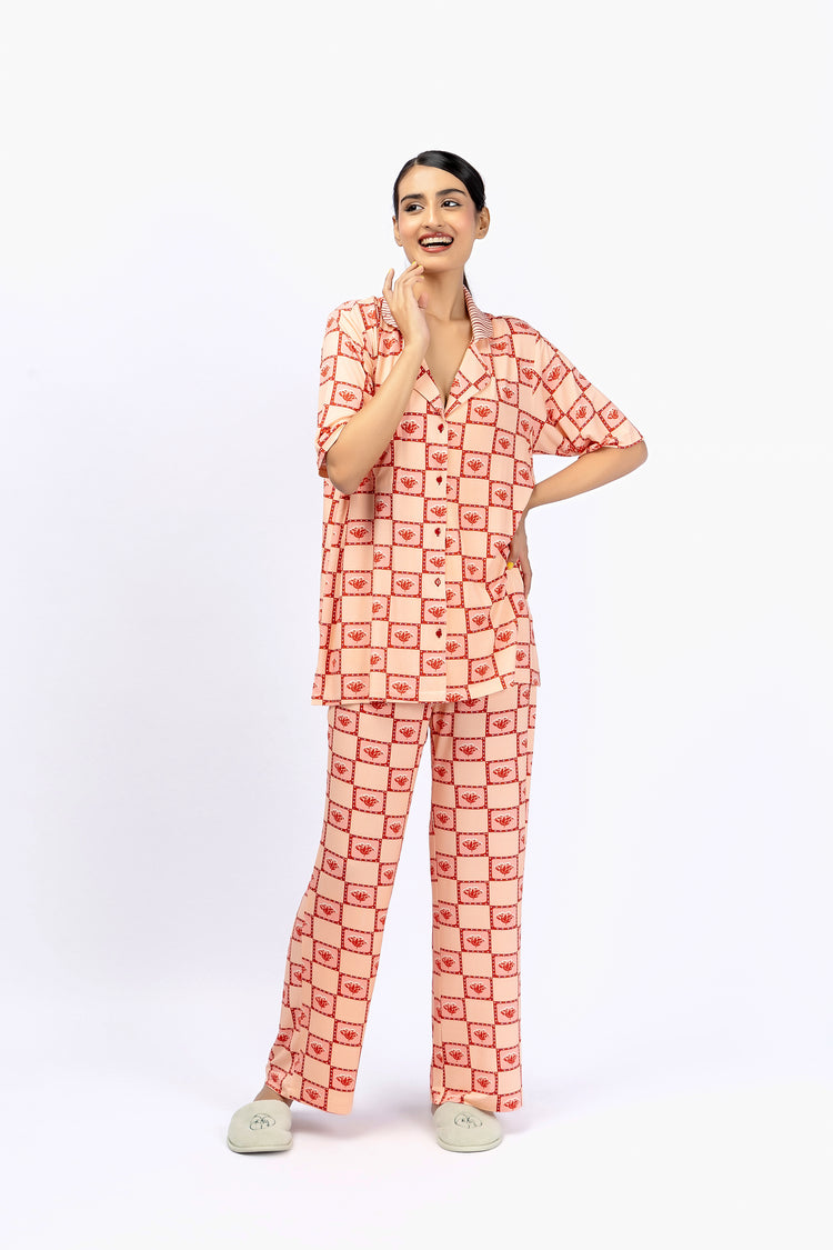Marigold Night Suit-13