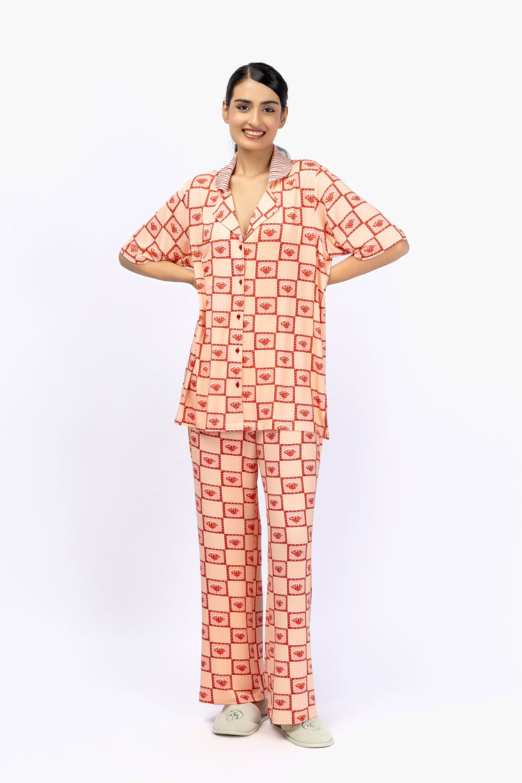 Marigold Night Suit-13